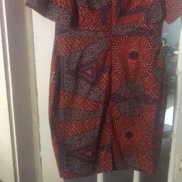 African Print Midi Dress - Picture 2 of 6